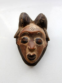 vintage African Punu tribal mask