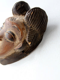 vintage African Punu tribal mask