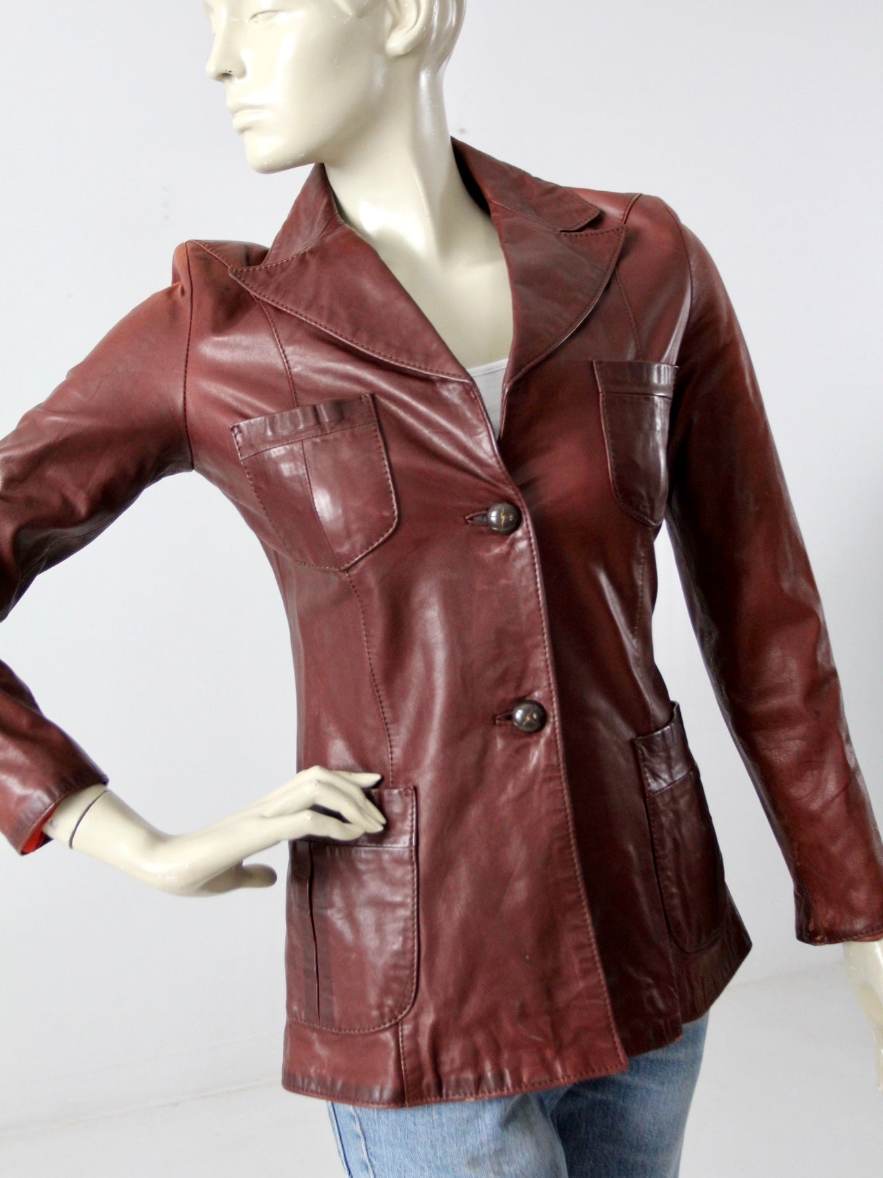 vintage Crae Carlyle leather jacket