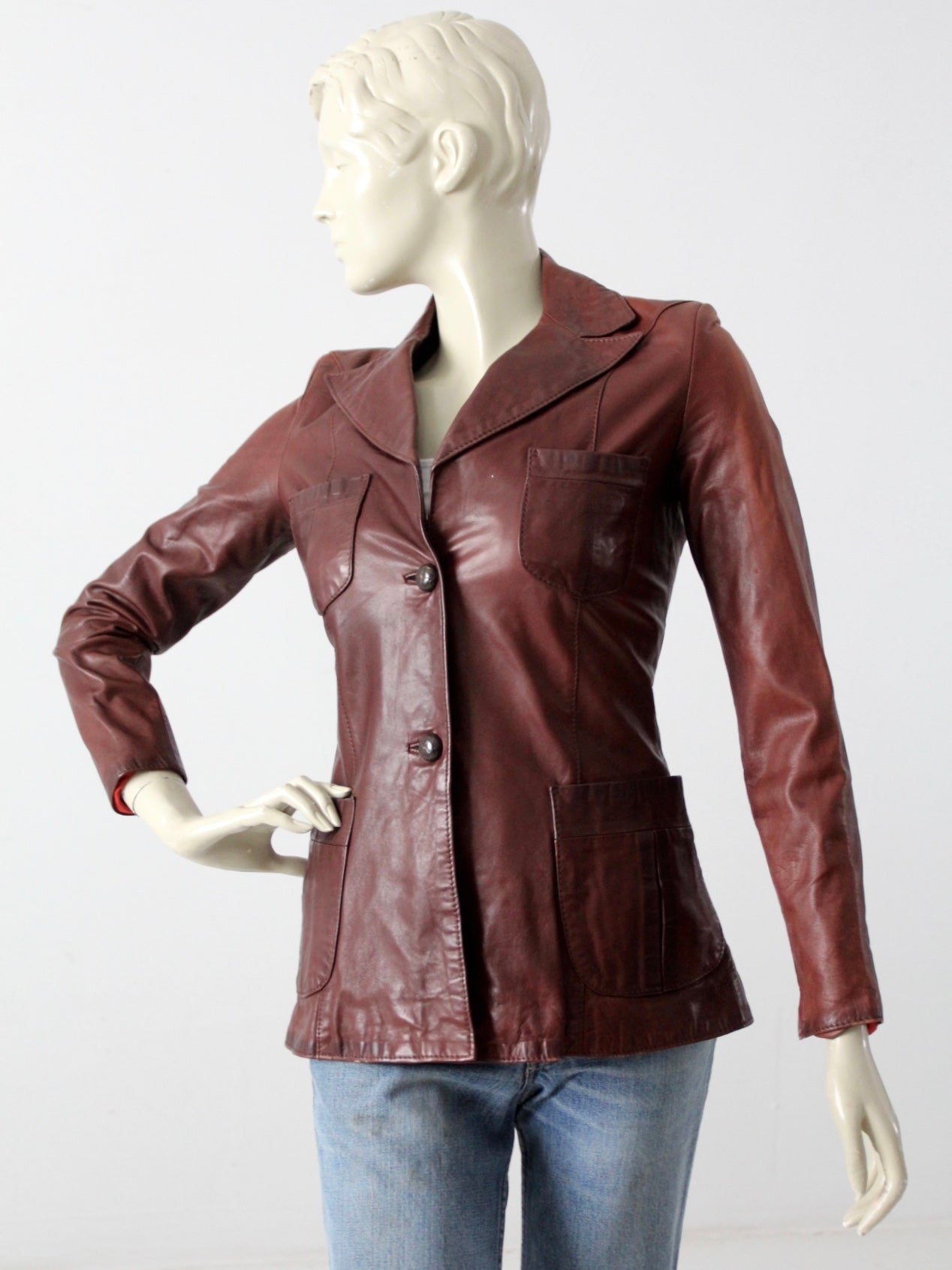 vintage Crae Carlyle leather jacket