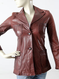 vintage Crae Carlyle leather jacket