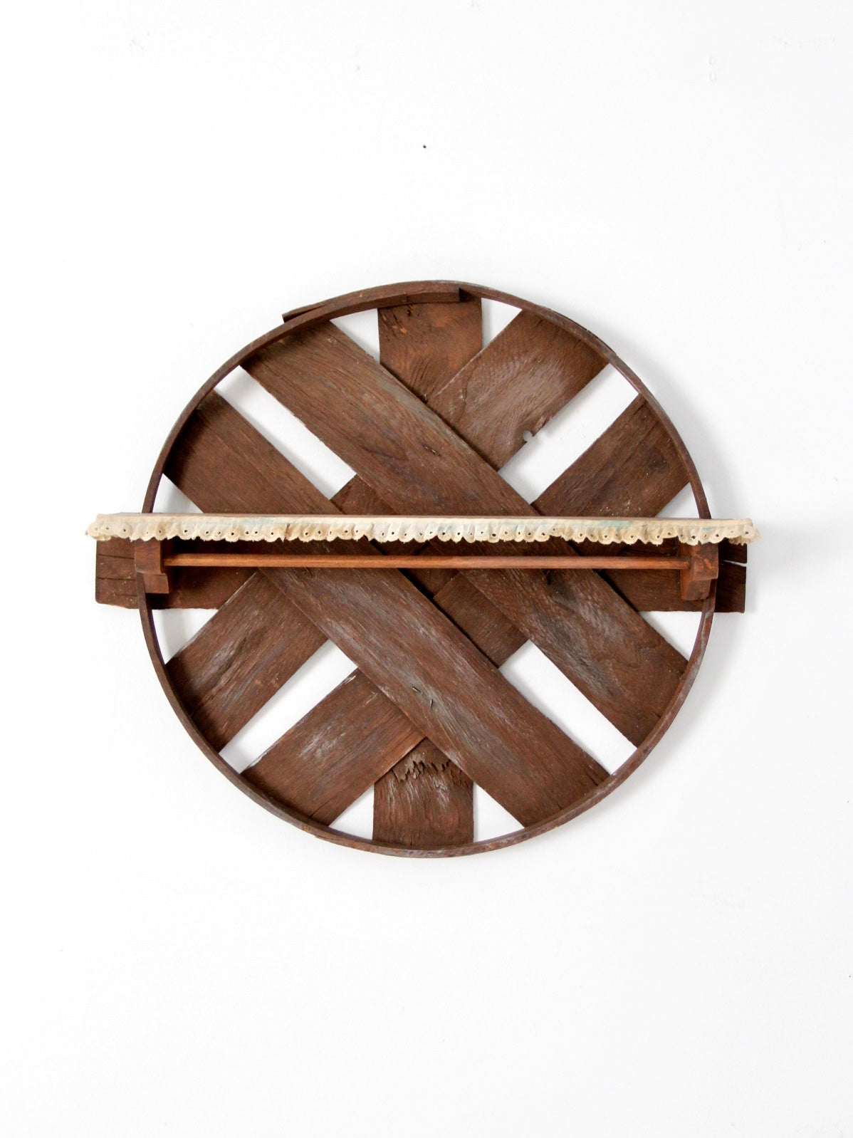 vintage farmhouse wall shelf