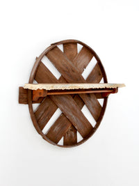 vintage farmhouse wall shelf