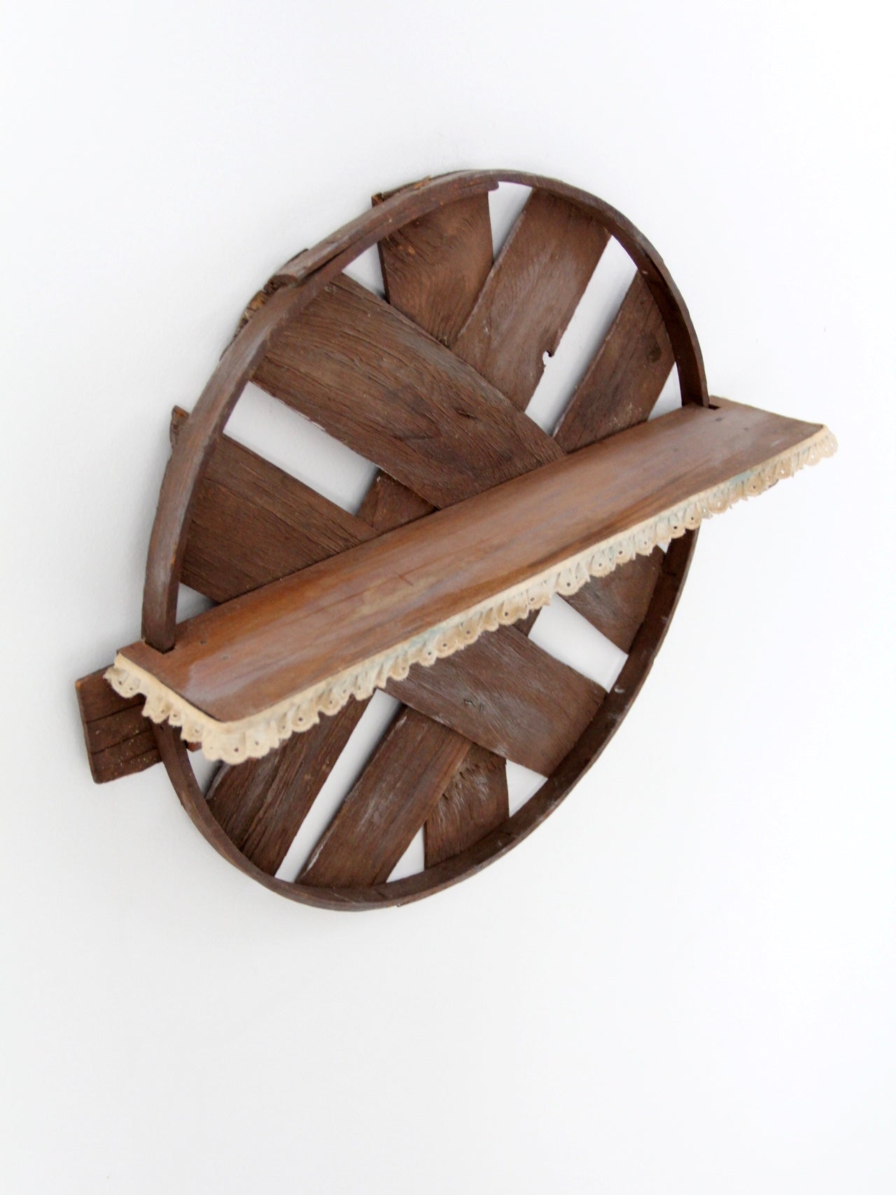 vintage farmhouse wall shelf