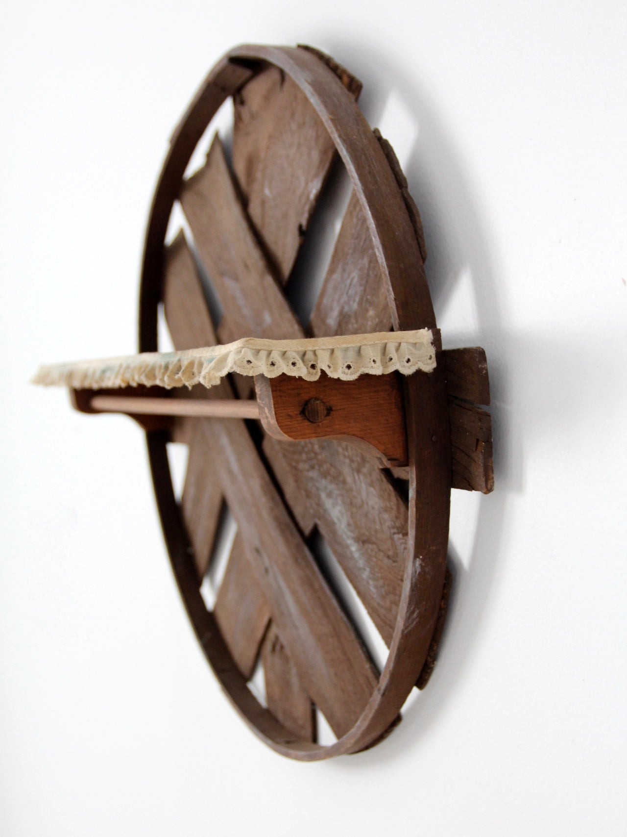 vintage farmhouse wall shelf