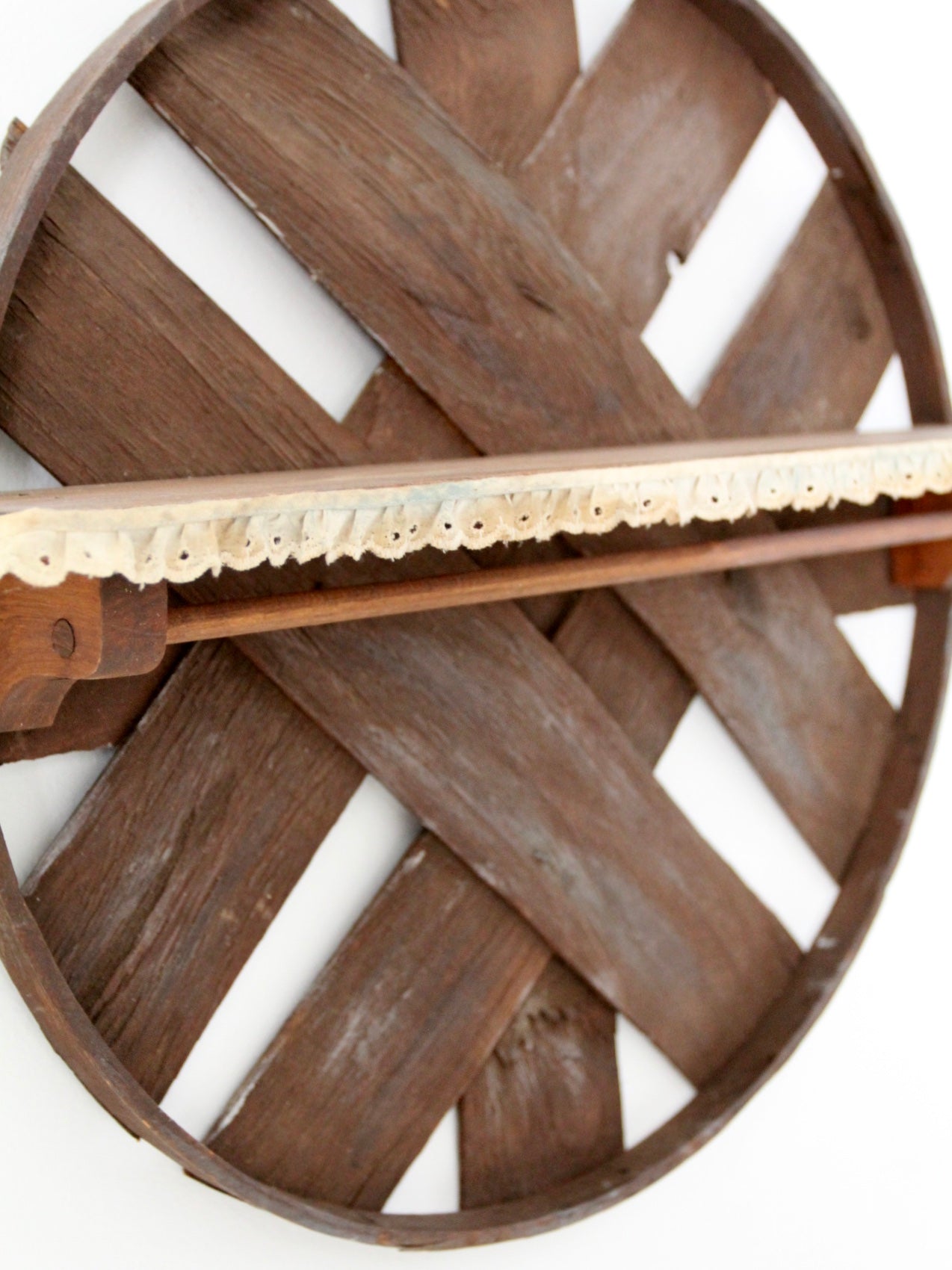 vintage farmhouse wall shelf