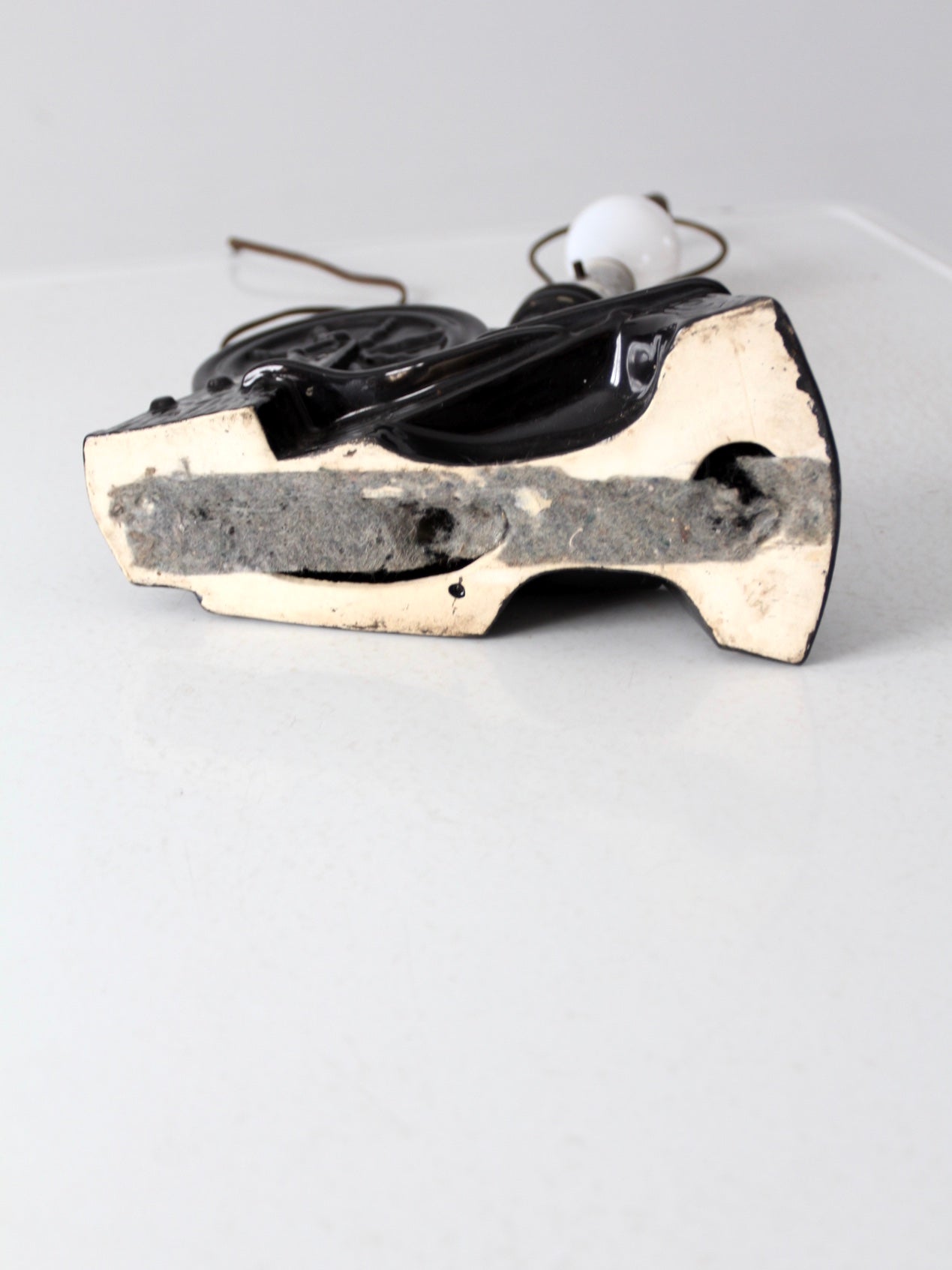 mid-century ceramic table lamp