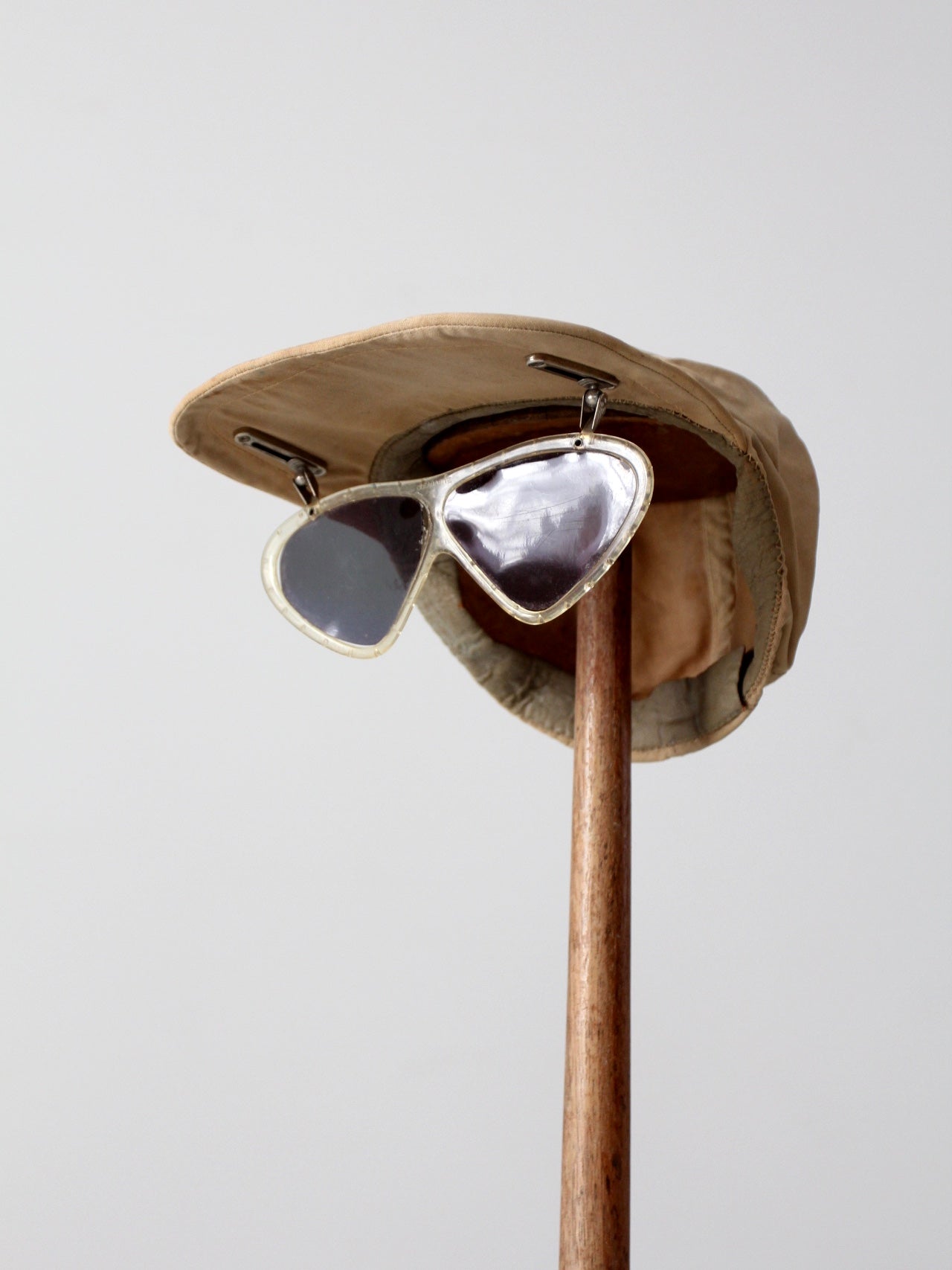 vintage Clearasite kid's hat with attached sunglasses