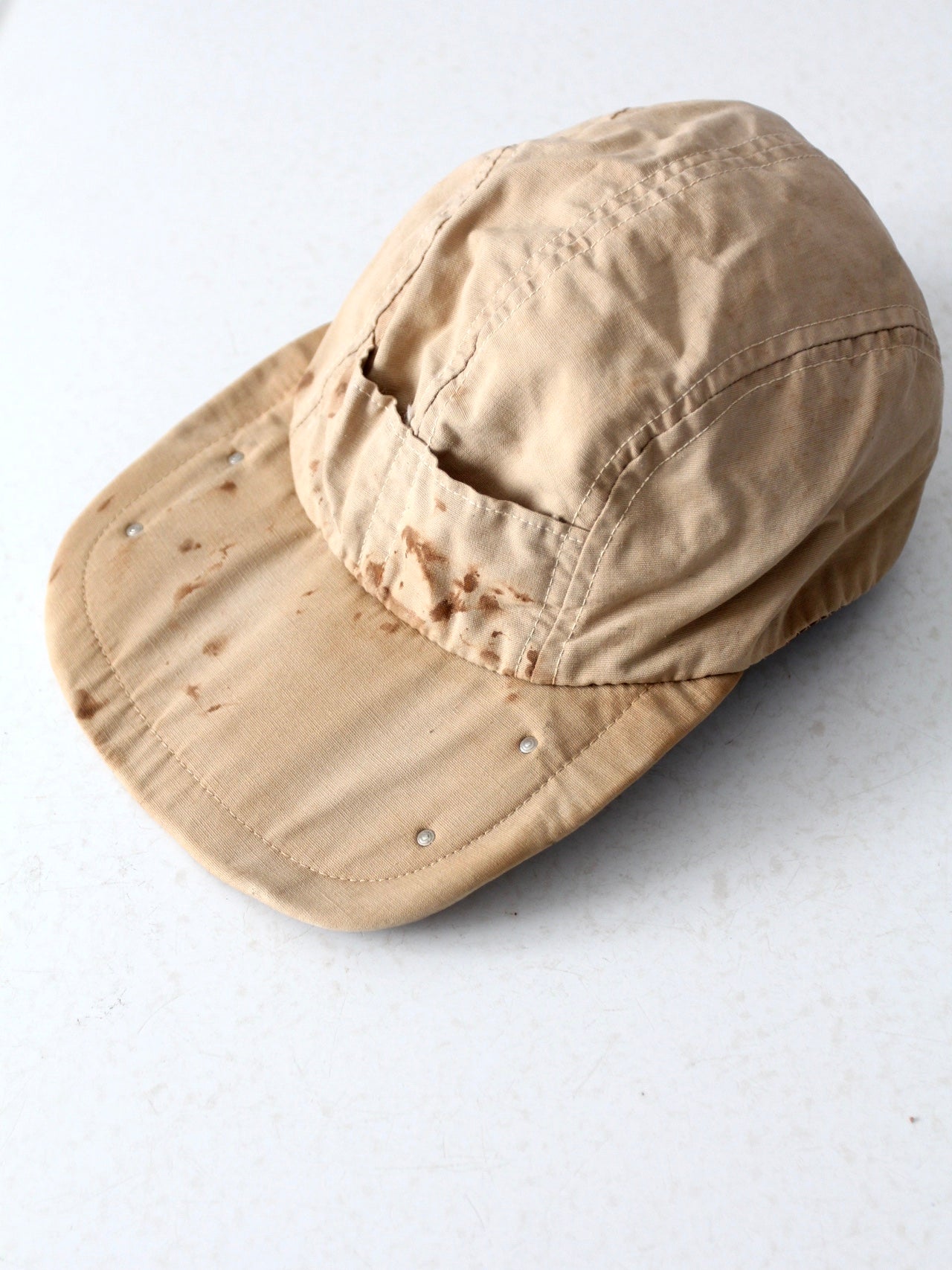 vintage Clearasite kid's hat with attached sunglasses