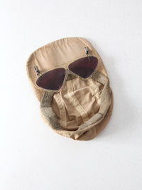 vintage Clearasite kid's hat with attached sunglasses