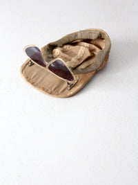 vintage Clearasite kid's hat with attached sunglasses