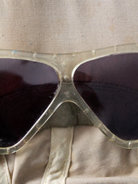 vintage Clearasite kid's hat with attached sunglasses