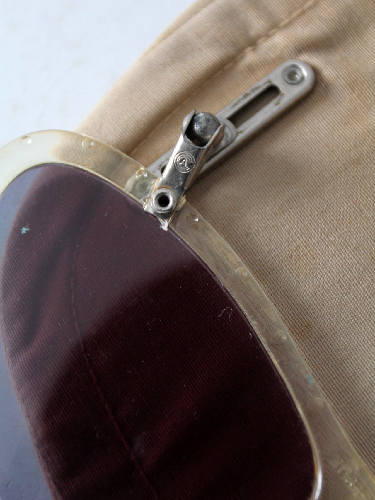 vintage Clearasite kid's hat with attached sunglasses