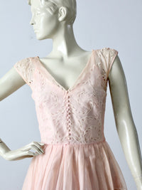 vintage 1950s eyelet dress