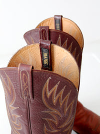 vintage Dan Post boot label