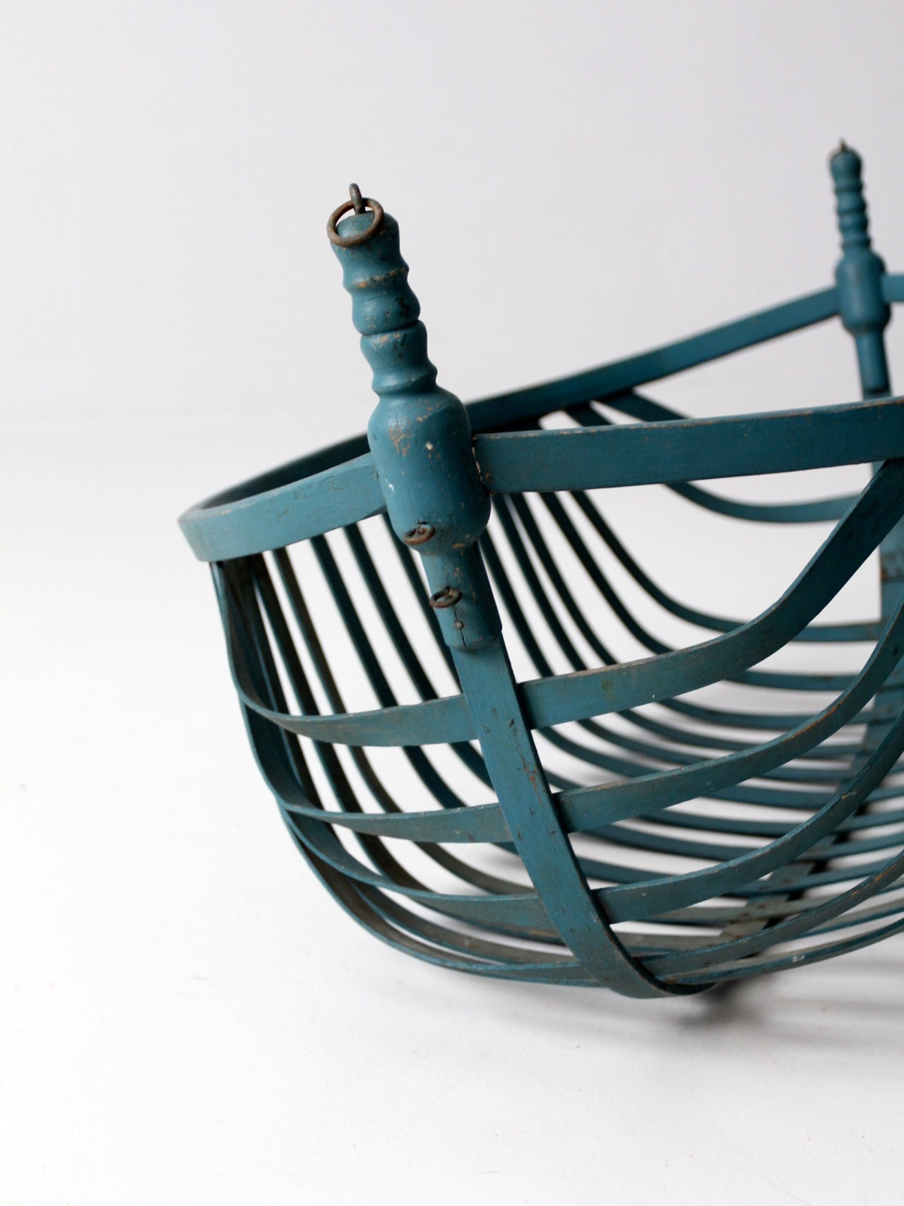 antique bentwood bassinet basket