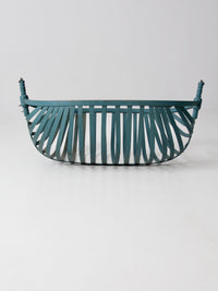 antique bentwood bassinet basket