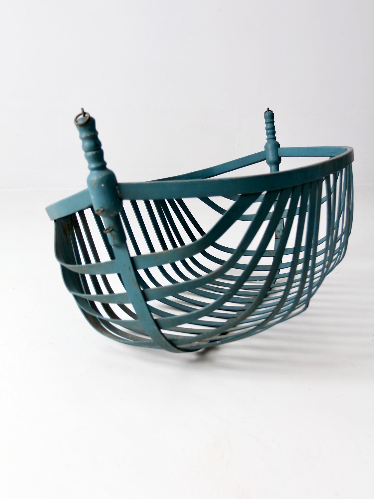 antique bentwood bassinet basket