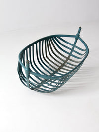 antique bentwood bassinet basket