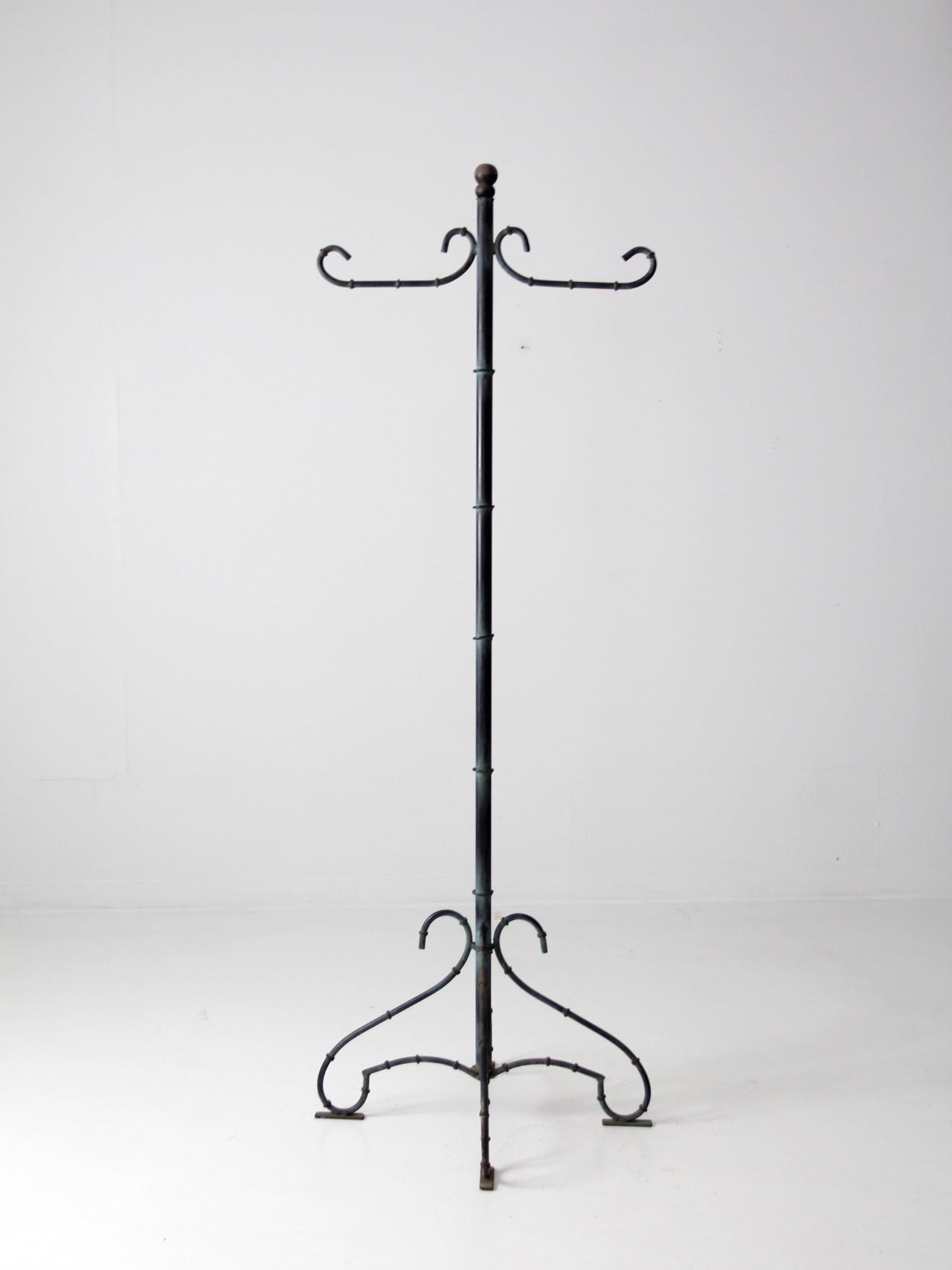 vintage metal coat rack