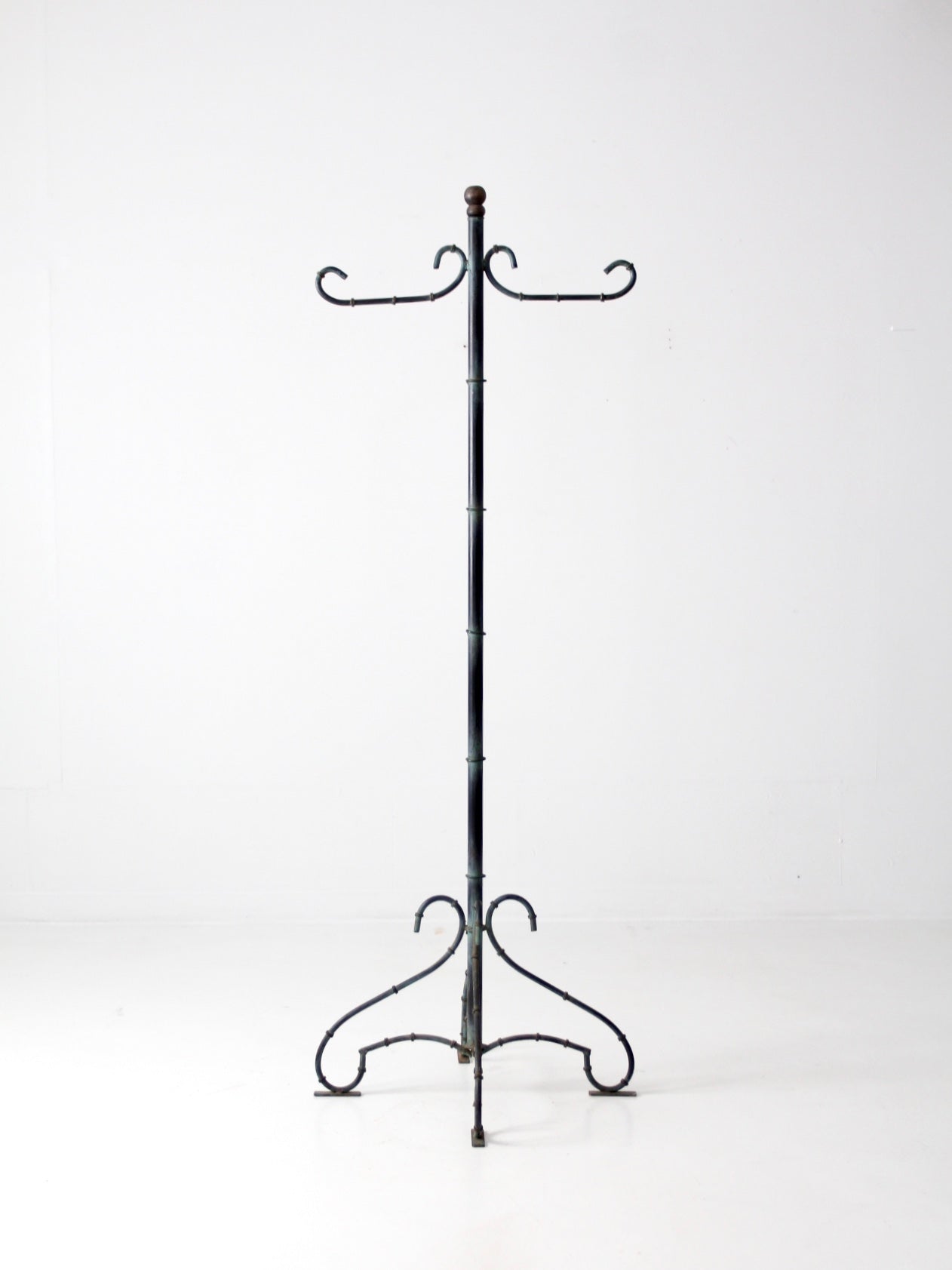 vintage metal coat rack