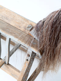 antique toy rocking horse