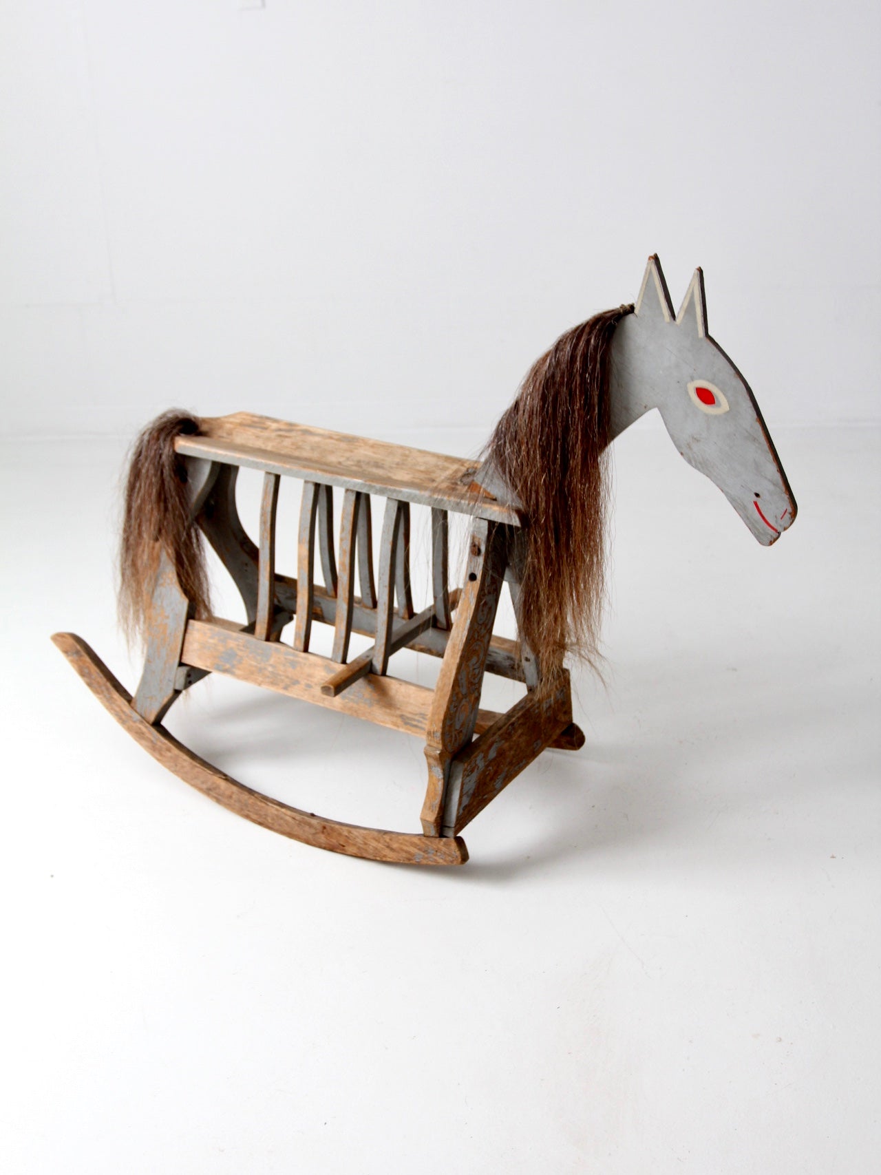 antique toy rocking horse