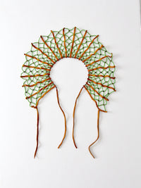 vintage beaded collar necklace