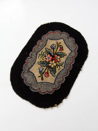 antique hooked rug