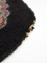 antique hooked rug