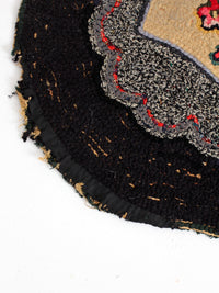 antique hooked rug