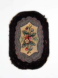 antique hooked rug