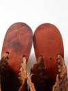 vintage Shoes n Stuff by Frank Sbicca woven platform mules, size 8