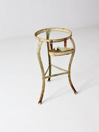 antique claw foot iron stand