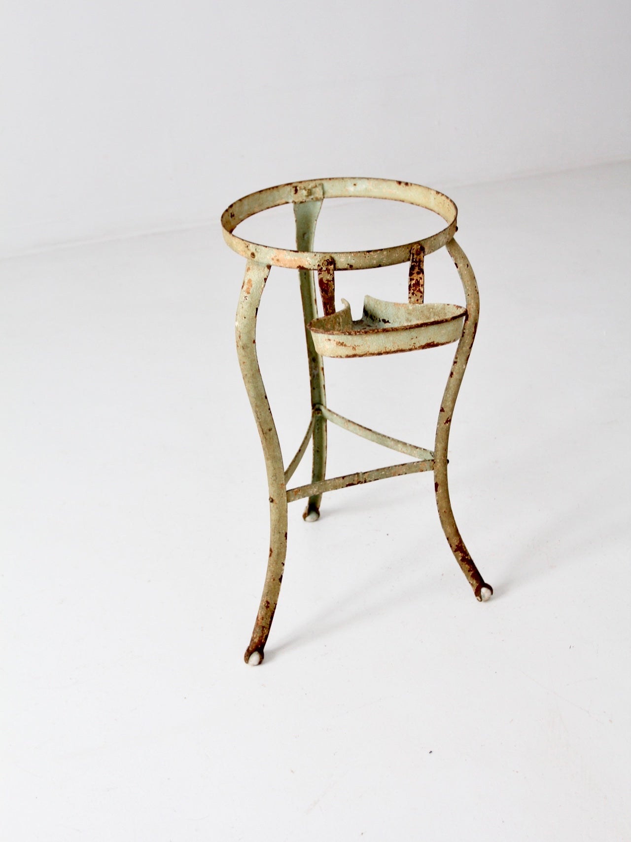 antique claw foot iron stand