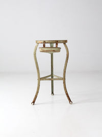 antique claw foot iron stand
