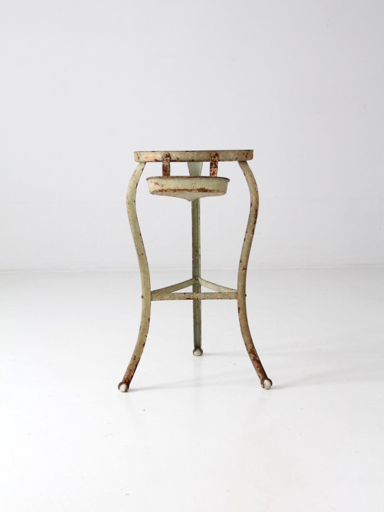 antique claw foot iron stand