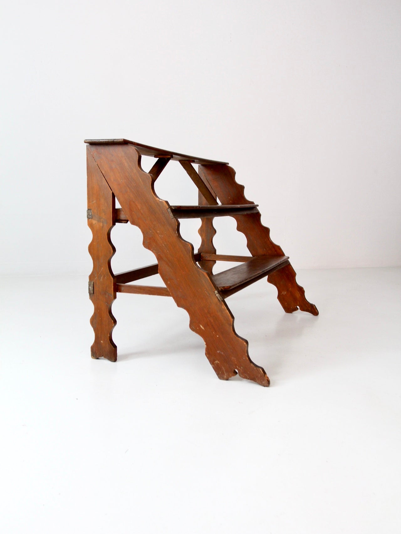 vintage tiered wooden plant stand