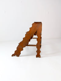 vintage tiered wooden plant stand