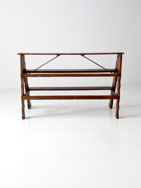 vintage tiered wooden plant stand