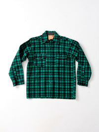 vintage 50s GWG wool plaid shirt