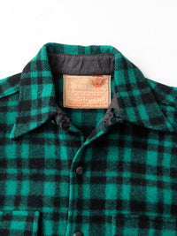 vintage 50s GWG wool plaid shirt
