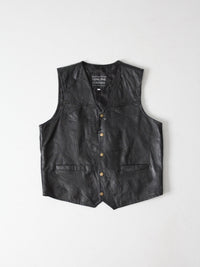 vintage painted biker vest