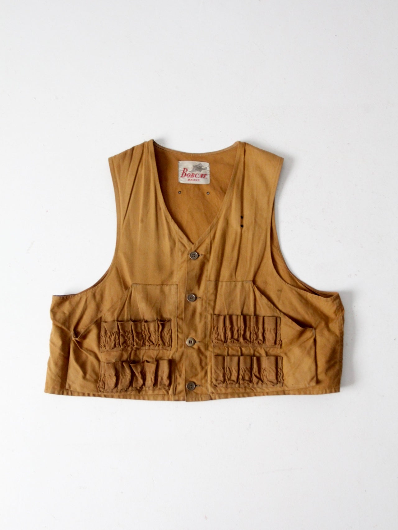 vintage 60s hunting vest