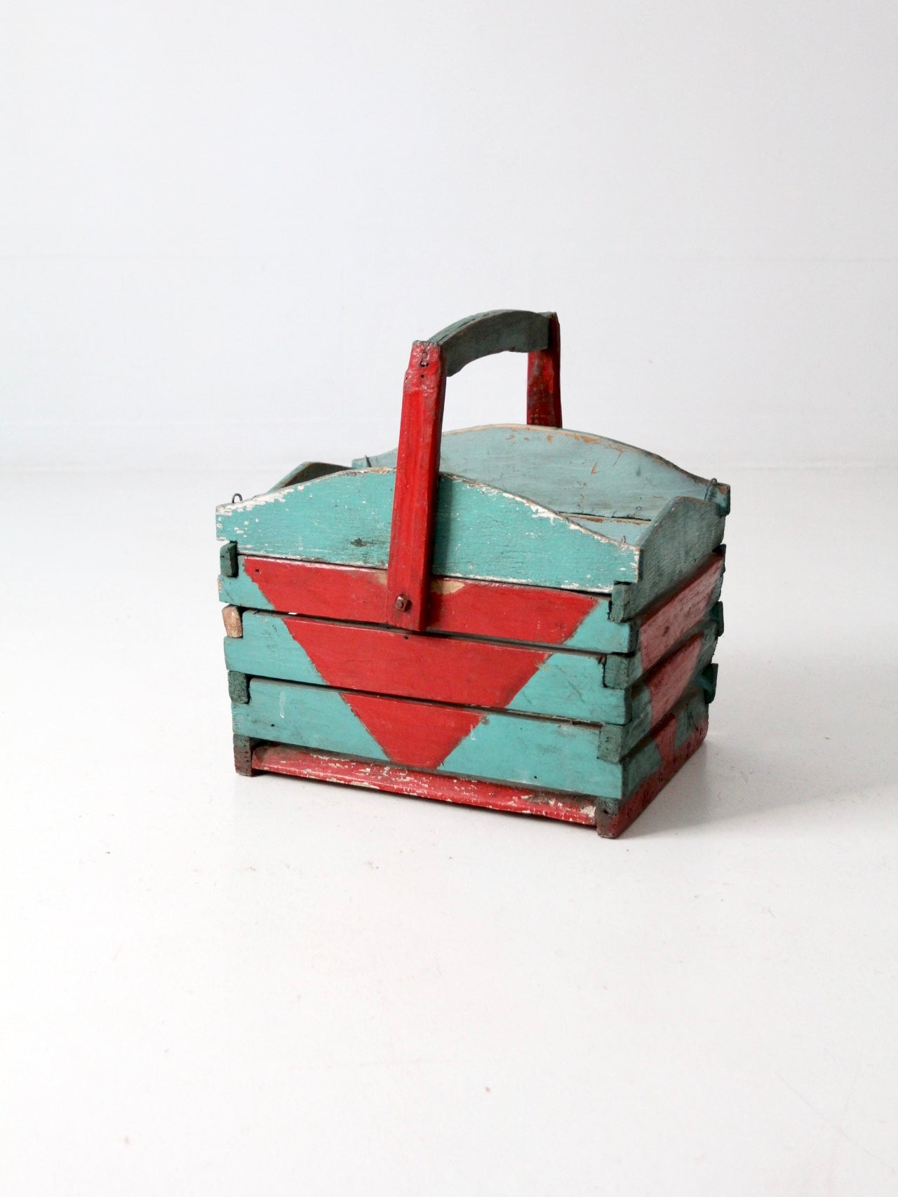 antique wooden basket