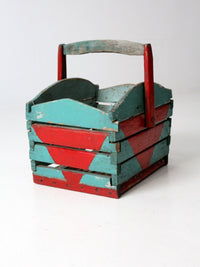 antique wooden basket