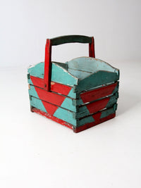 antique wooden basket