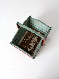 antique wooden basket