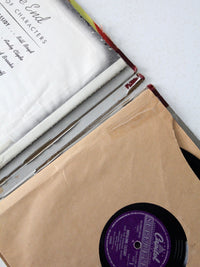 1950s Hoplalong Cassidy boots and record book