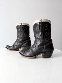 1950s Hoplalong Cassidy boots and record book